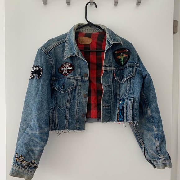 Levi’s denim jacket w plaid interior. Rare find. - Picture 1 of 6